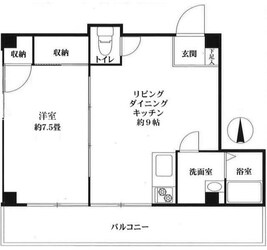 グリーンコーポ東中野の物件間取画像